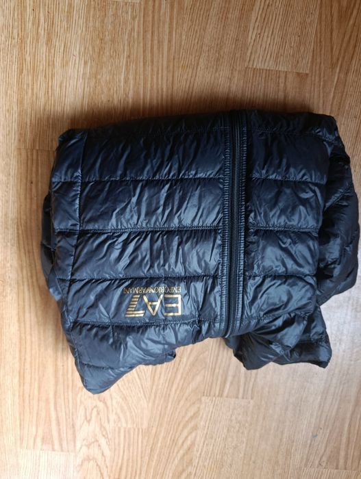 Emporio Armani – kurtka letnia z kapturem, rozmiar L