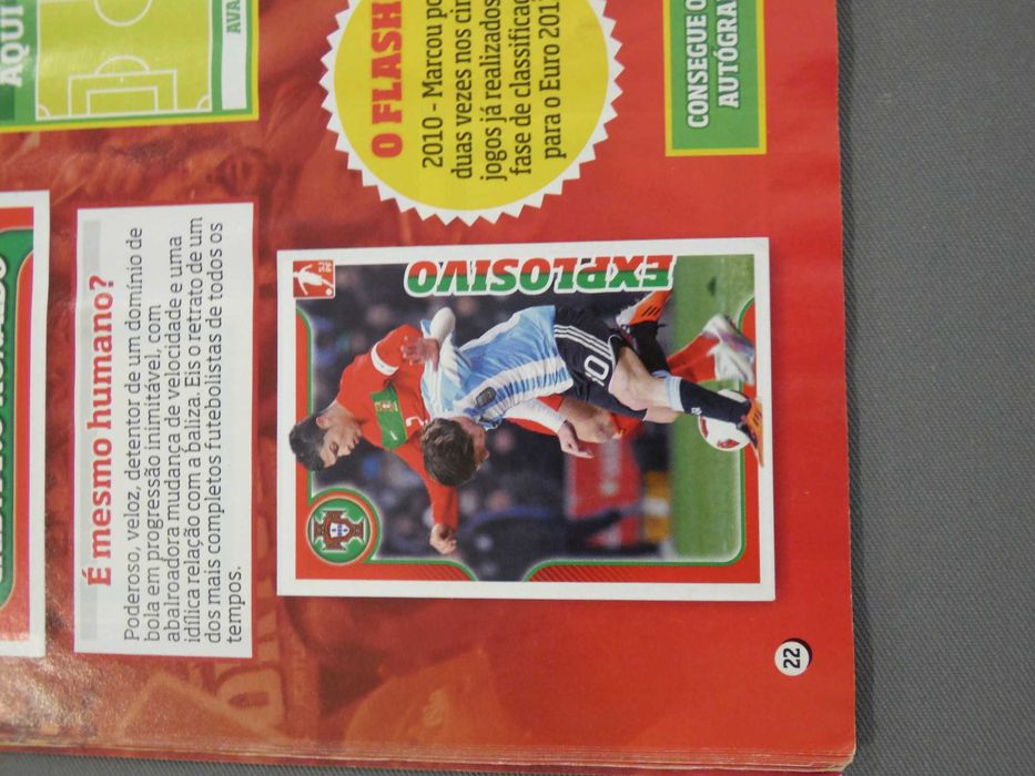 Caderneta Panini Portugal de Ouro 2011 Completa