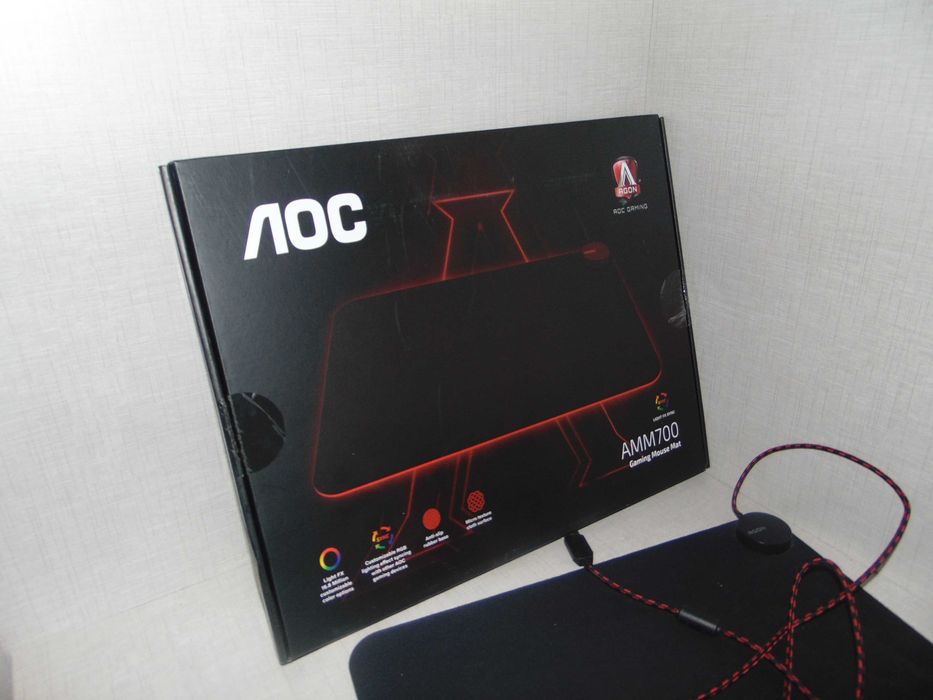 Tapete de Rato - AOC - AMM700 - Iluminado