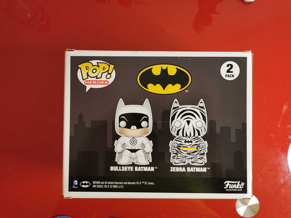 Funko Pop Batman Zebra and Bullseye 2pack