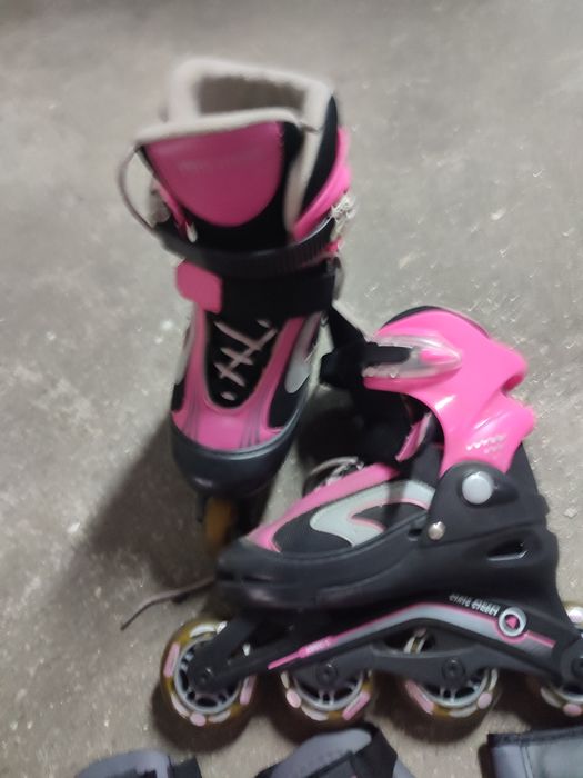 Patins em linha para criança.