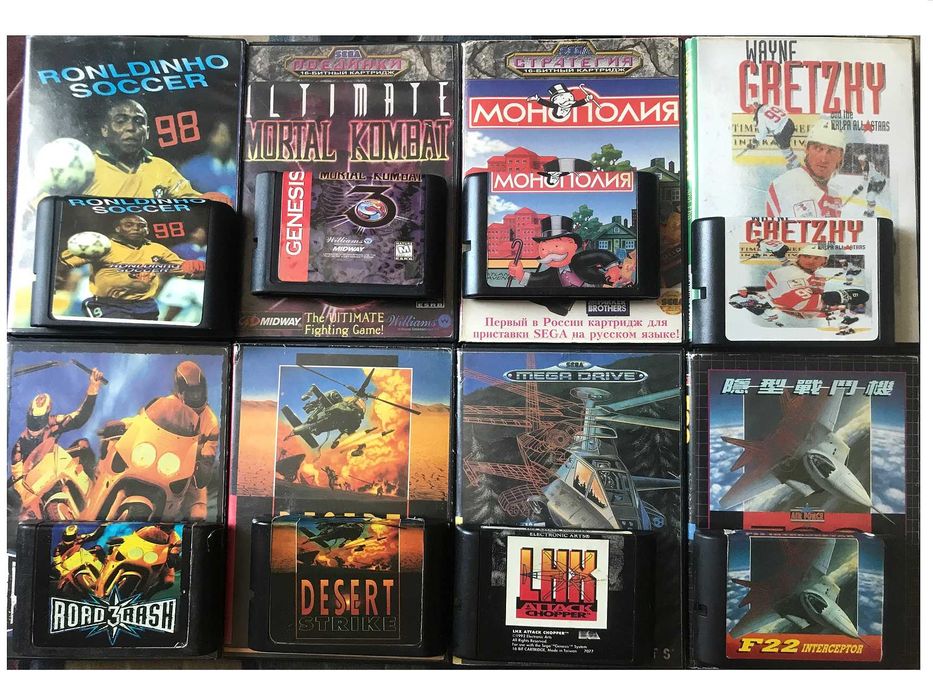 SEGA Bigbox Mortal games 16bit (великі бокси 90-і роки сега аксесуари)