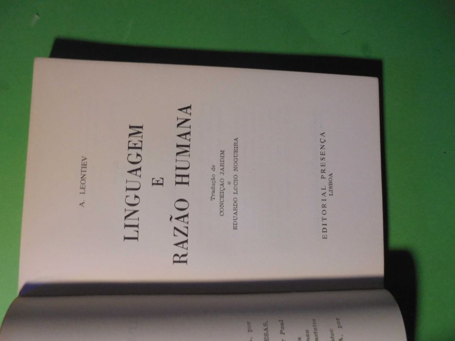 Leontiev (A.),Linguagem e Razão Humana