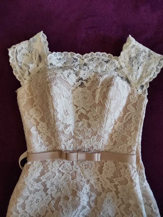 Нова Весільна сукня і фата S M трішки шлейф Свадебное платье плаття