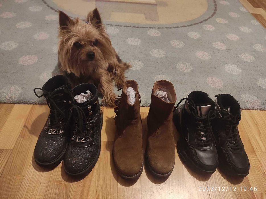 Buty dla dziewczynki- 3 pary tylko w całości