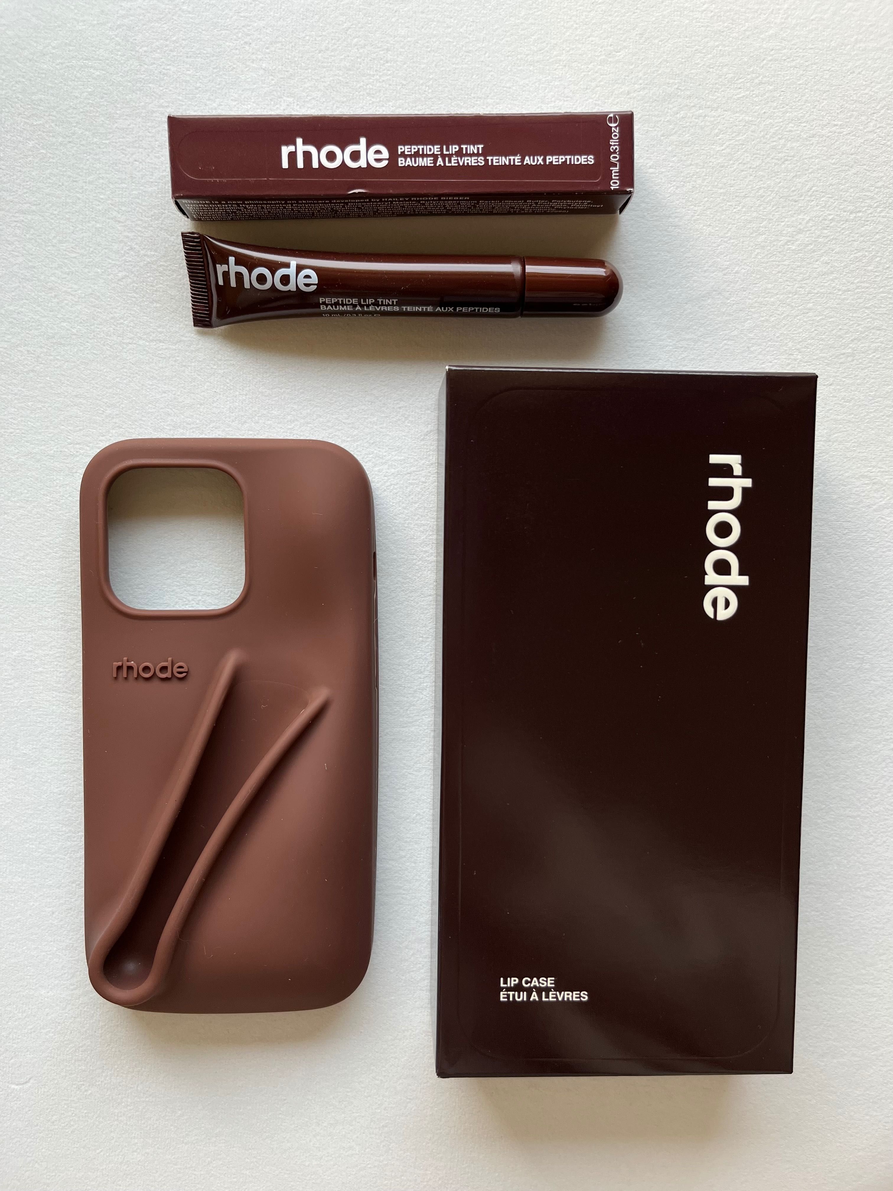 Rhode Lip Case Espresso For iPhone 15 Pro Max - Силиконовый
