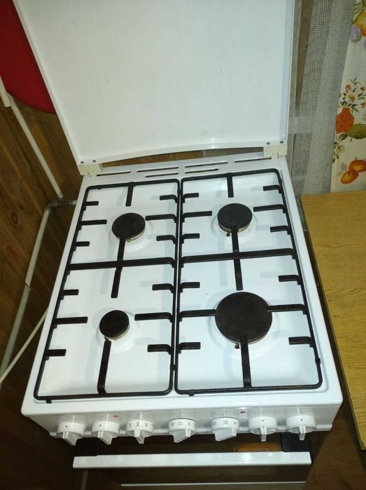 Плита комбінована (Газ+Електродуховка) Gorenje K 5241 WH