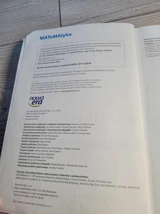 Podręcznik matematyka 1