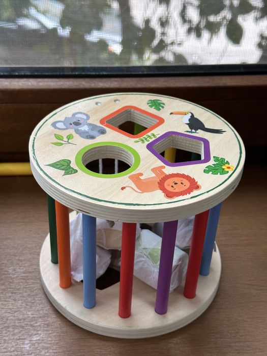 Деревяні іграшки, вкладинки для дітей