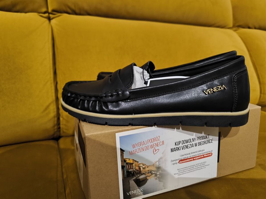 Mokasyny Venezia Skóra r.39