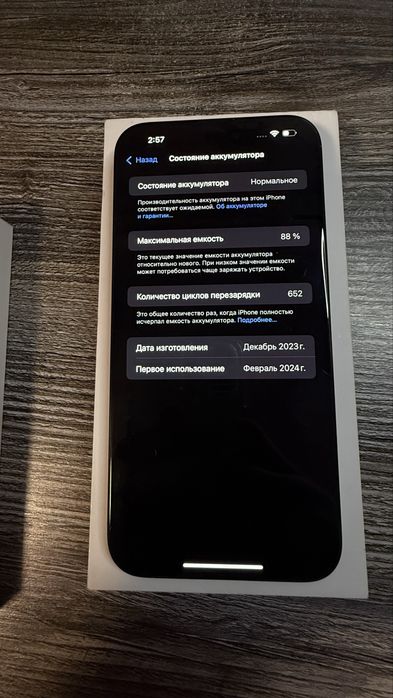 iPhone 15 Pro Max 256 Gb Black Titanium