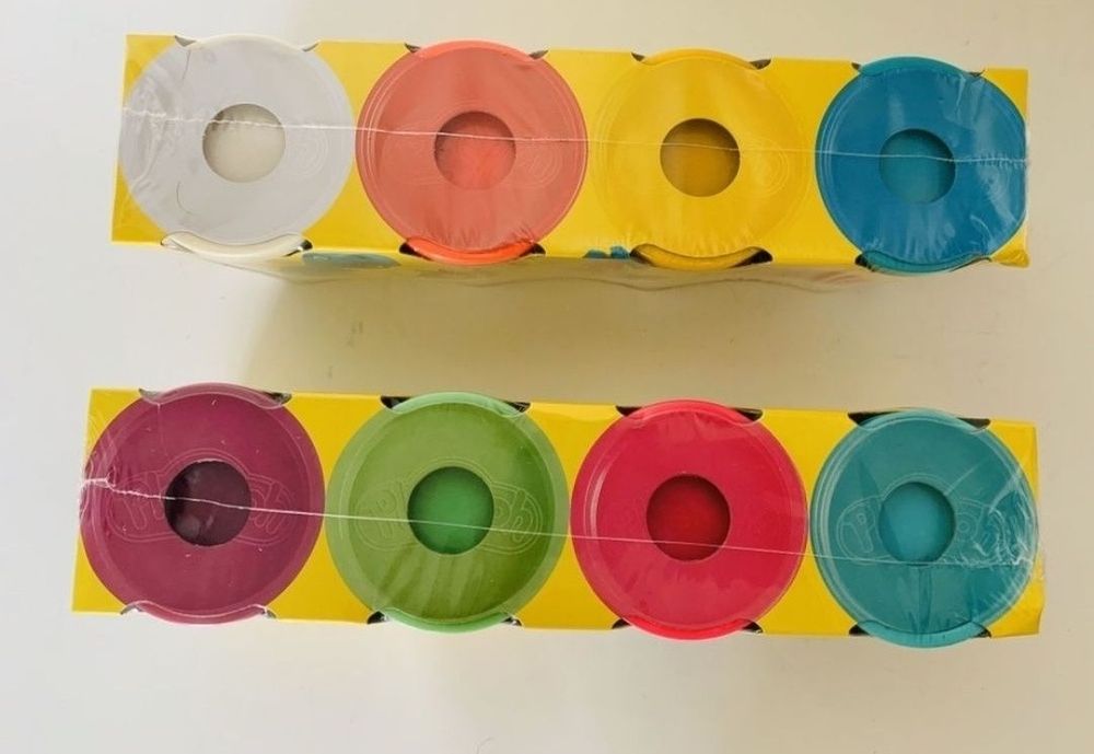 NOWY Zestaw 4 Tuby Play-Doh Ciastolina 4-Pak Zapasy - Sklep!