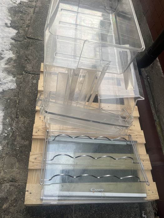 Komplet półek i szuflad lodówka Candy