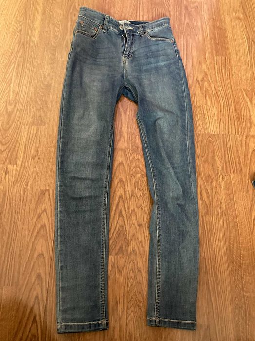 spodnie  pull& bear  granatowe