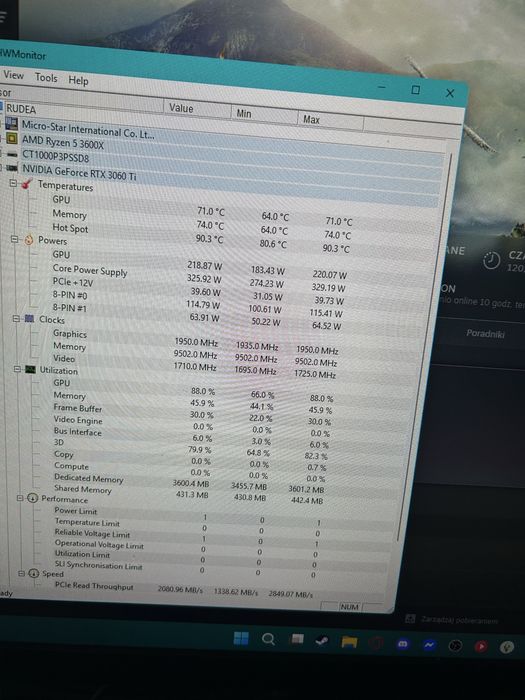 W bardzo dobrym stanie RTX 3060 Ti