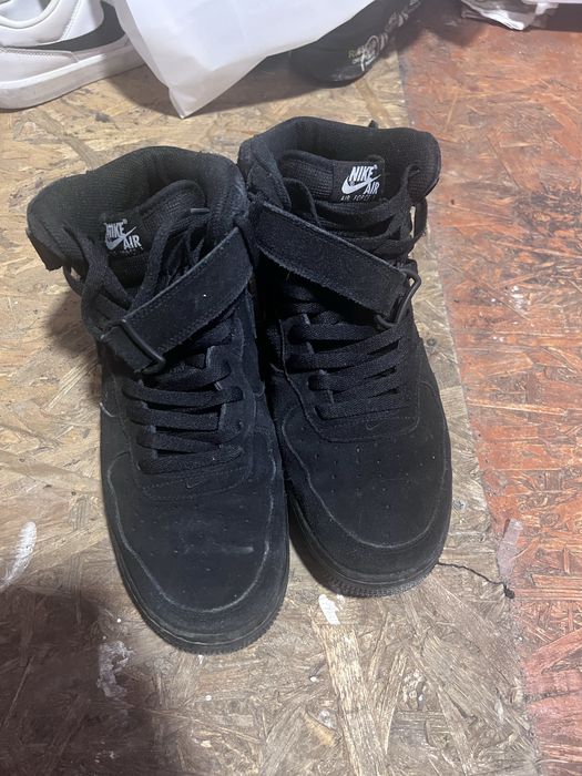 Nike air force 1 mid замш