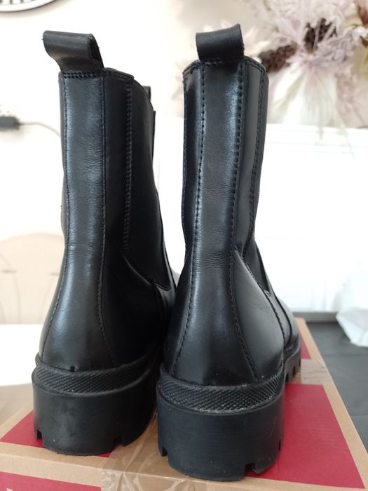 Botki skóra naturalna 37