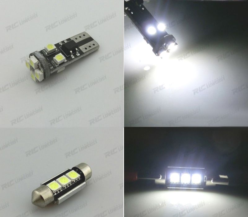 KIT COMPLETO 8 LAMPADAS LED INTERIOR PARA RENAULT CLIO 2 II MK2 98-05