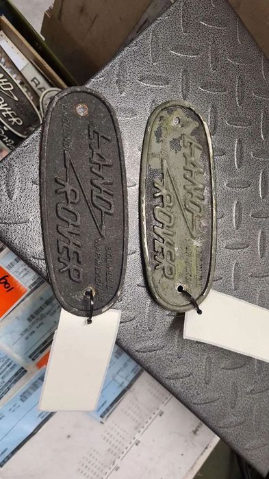 LAND ROVER SERIES LOGO PLACA ORIGINAL