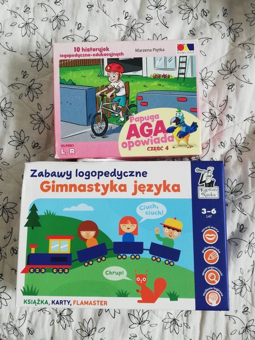 Pauga Aga LR gimnastyka języka logopedyczne