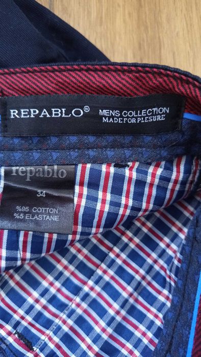 Spodnie męskie granatowe