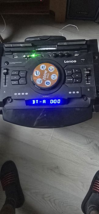 Glośnik/Mikser DJ z Bluetooth i radiem Lenco PMX-250