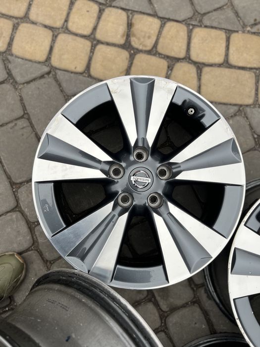 Диски легкосплавні 5х114,3 r17 Nissan Rogue Leaf X-Trail Qashqai NV300 Maxima Renault Megane ZOE Scenic Duster Trafic Fiat Talento