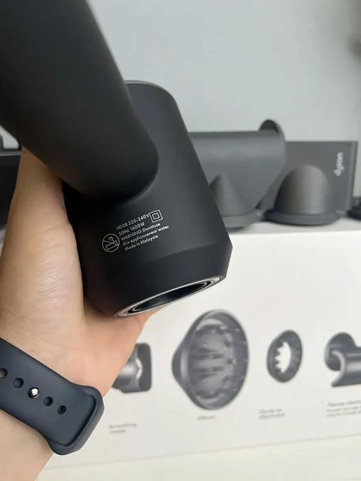 Фен Dyson supersonic HD08 (Black/Nickel). Новий