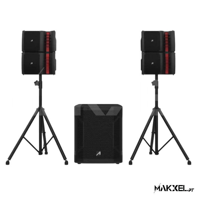 Audibax Seattle 1000 PA Line Array + Suportes Sistema com Bluetooth