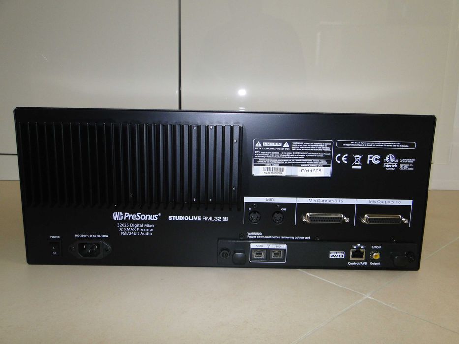 Profesjonalny Mikser Cyfrowy PRESONUS STUDIO LIVE RML32 AI.Okazja ...