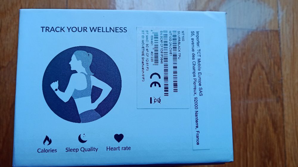 Smartwatch movetime TCL MT10G - novo