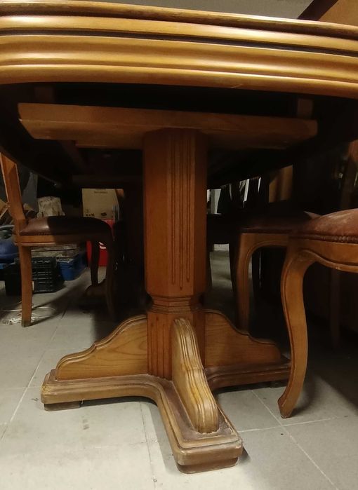 Mobília de sala em carvalho