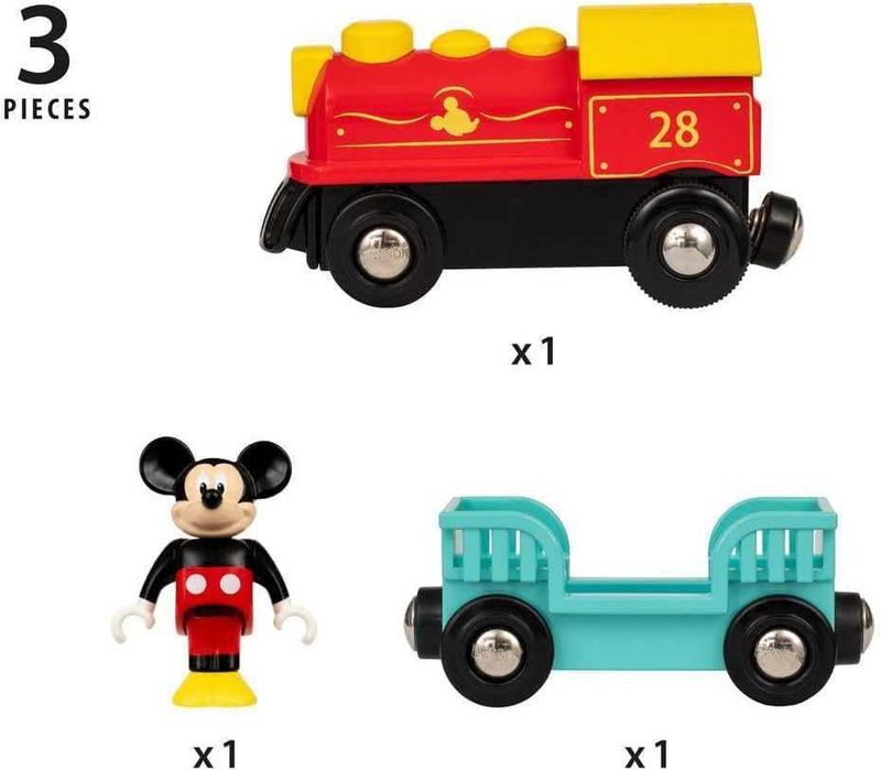 Brio - 32265 - Pociąg Na Baterię Myszka Miki + Wagoniki + Figurka