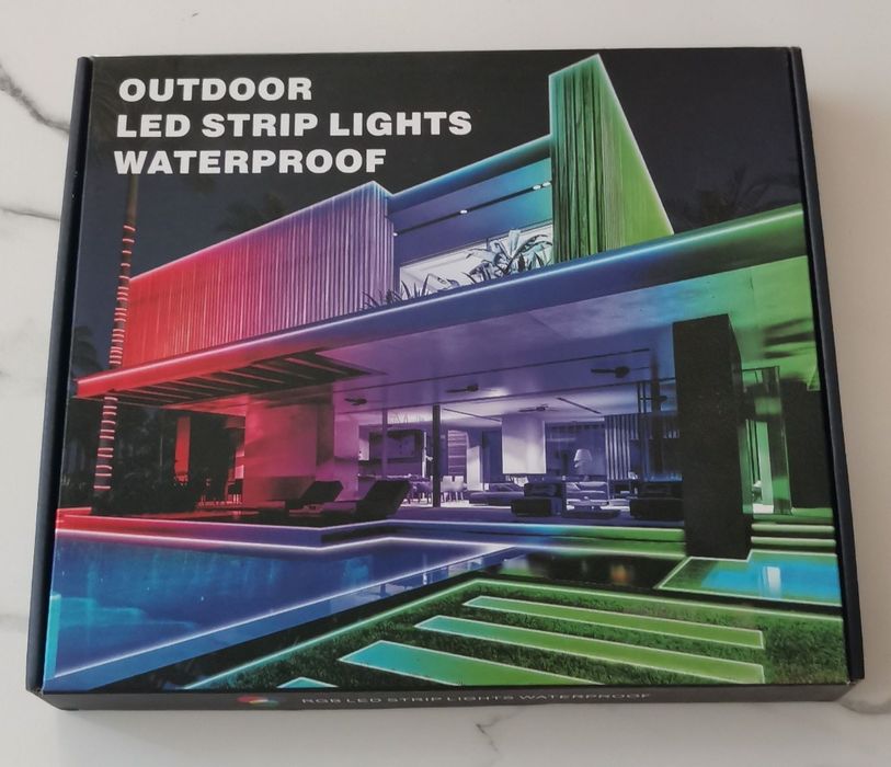 Taśma LED RGB na zewnątrz, wodoodporna, 30 metrów