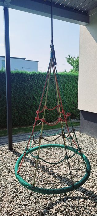 Kolorowe bocianie gniazdo że ścianką wspinaczkową 100cm