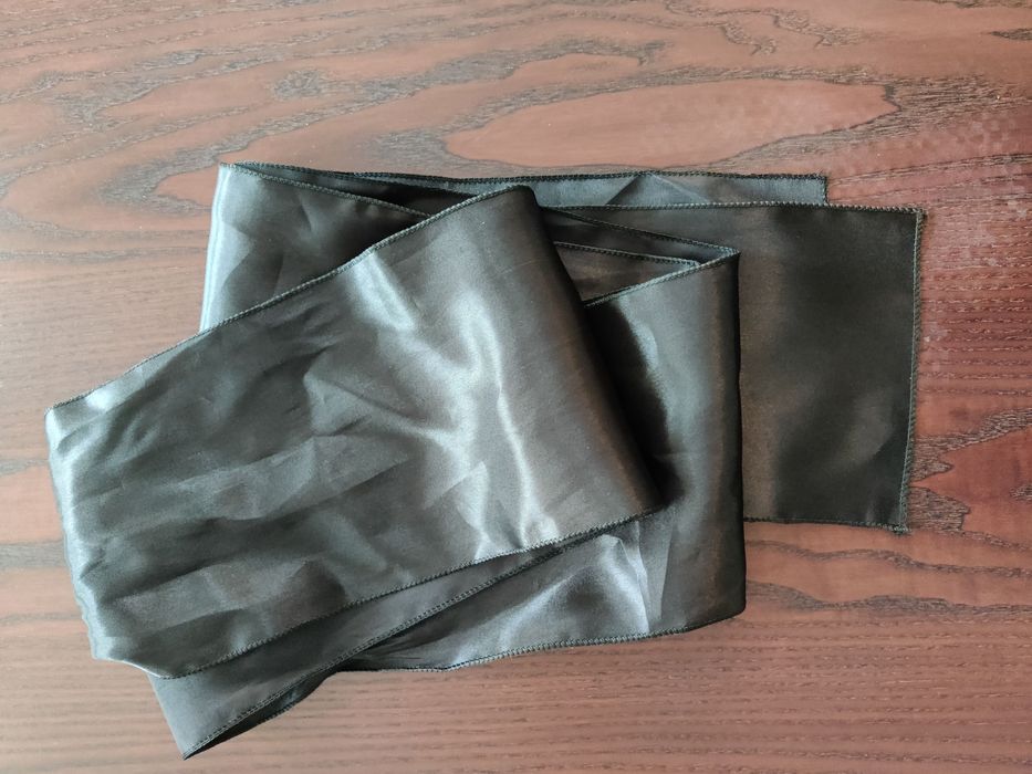 Kokarda na krzesło czarna