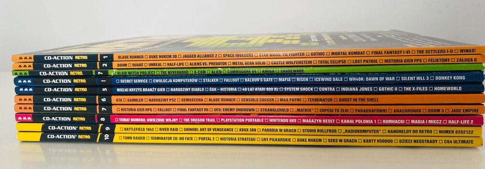 Wszystkie 10 numerów CD-ACTION RETRO 2017 -2026