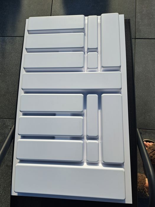 Wkład organizer na sztućce biały do szuflady 90 cm nowy