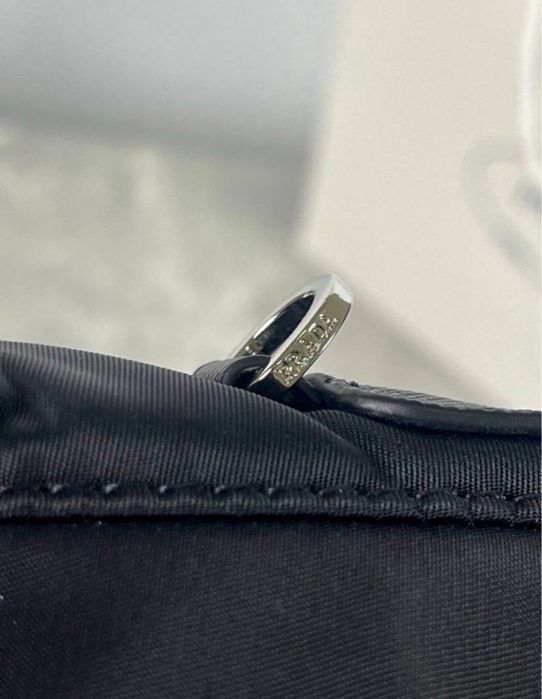 Сумка Prada Re-Nylon 1BC421 нейлонова чорна чоловіча