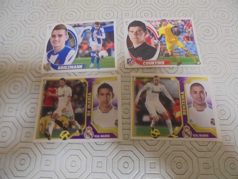Cristiano Ronaldo Ibhaimovic Kaká Benzema Neymar cromos da La Liga