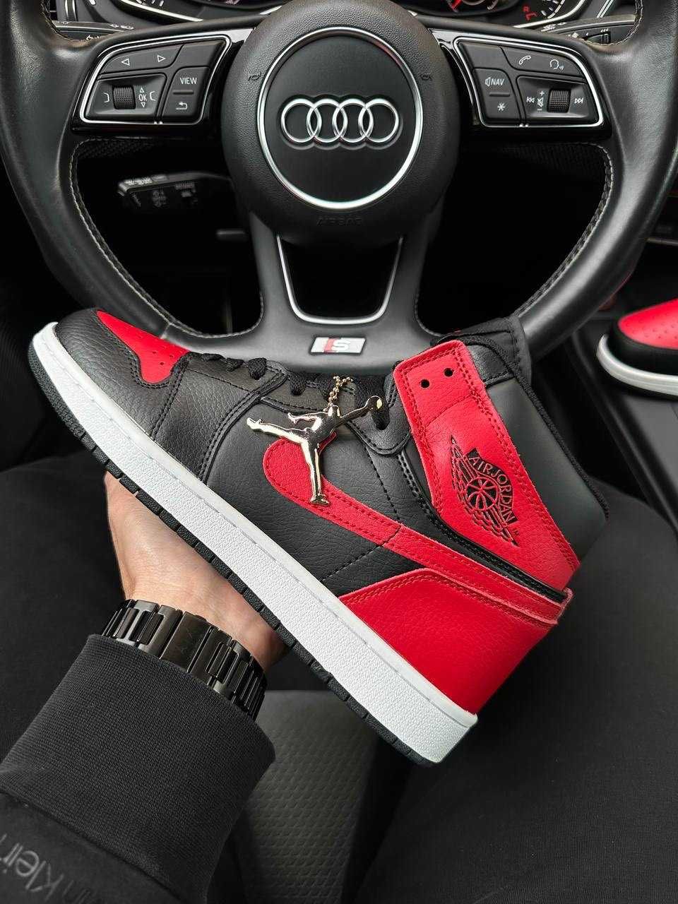 Кроссовки мужские air jordan Nike air jordan найк джордан красные: 1 ...
