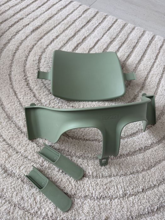 Baby set Stokke Tripp Trapp Moss Green ze ślizgaczami