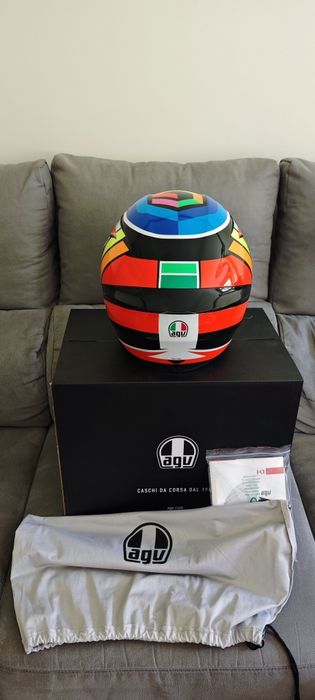Capacete AGV K1 Replica Rodrigo – Tamanho S (Como Novo)
