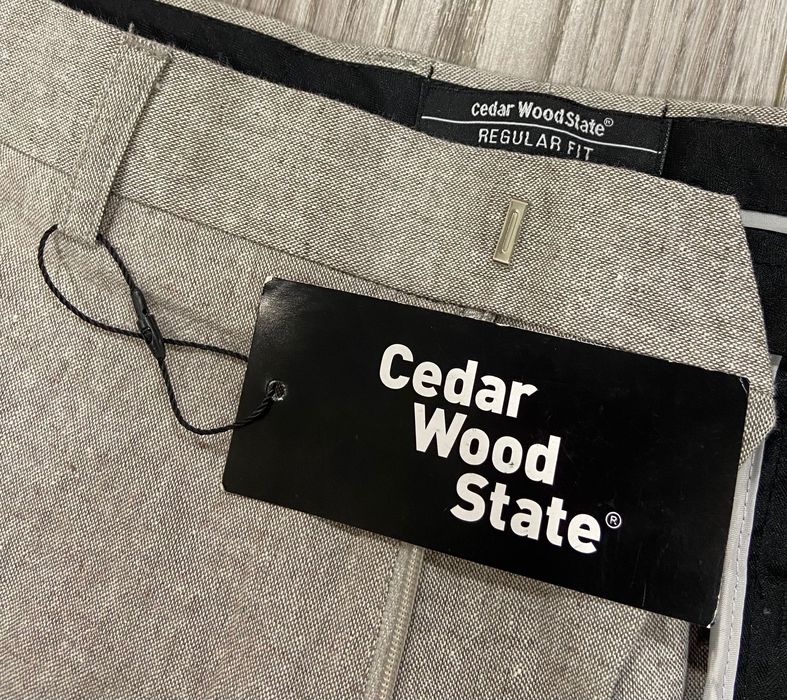 Cedar Wood State XL 36 Льняные Regular Fit Мужские штаны брюки xl льон
