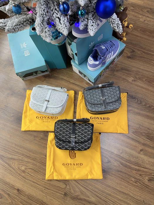 Сумка Через Плече GOYARD Pm Black / White / Grey