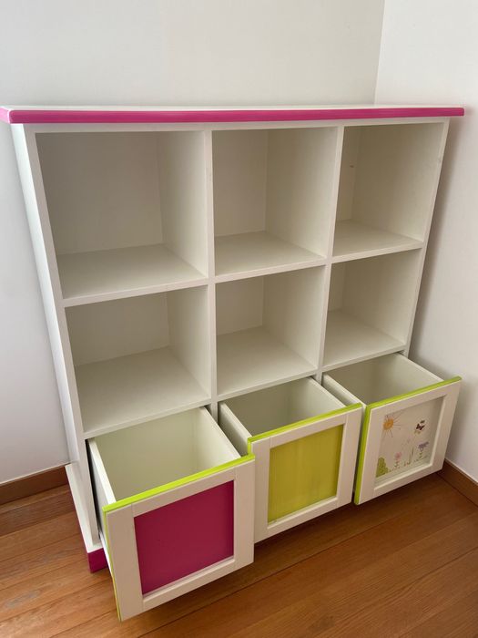 Estante para menina, Oficina Rústica