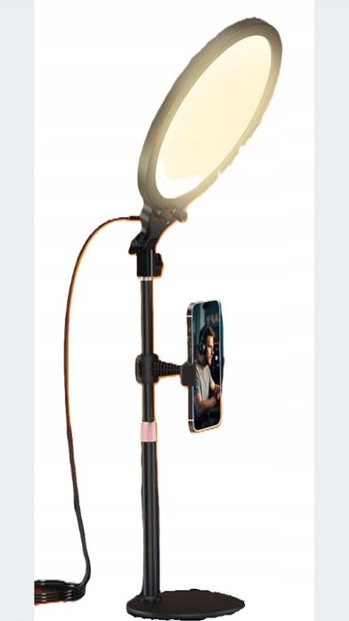 Lampa Moko pierścieniowa ze statywem