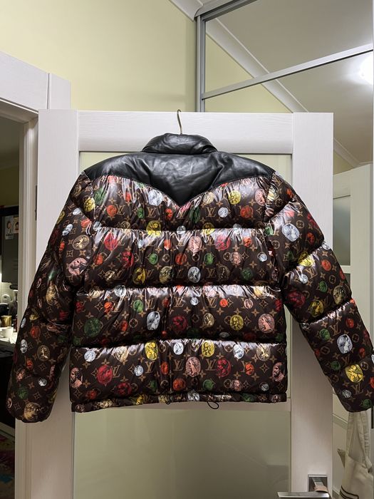 Пуховик куртка пір'я пух перо louis vuitton