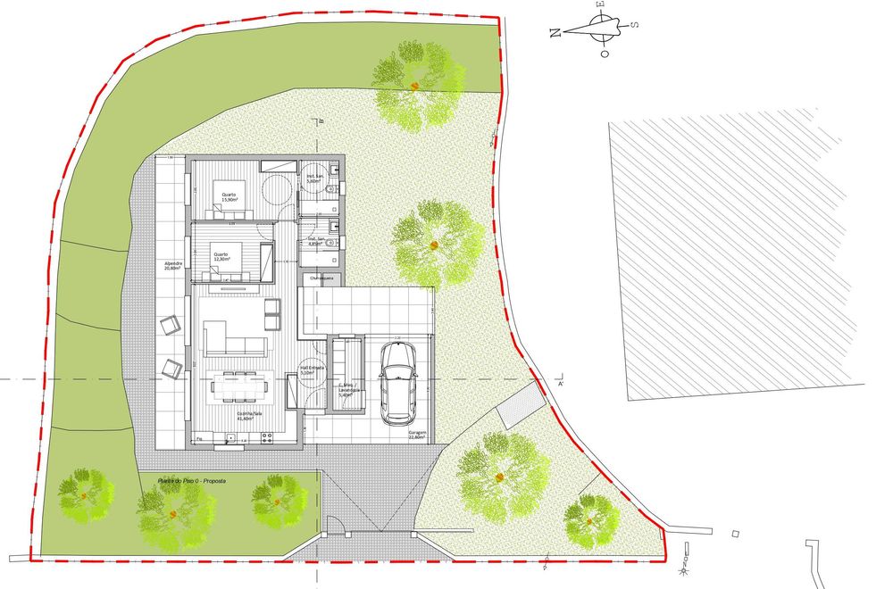 Lote de Terreno Construção de Moradia, com 648 m², em Longos Vales.