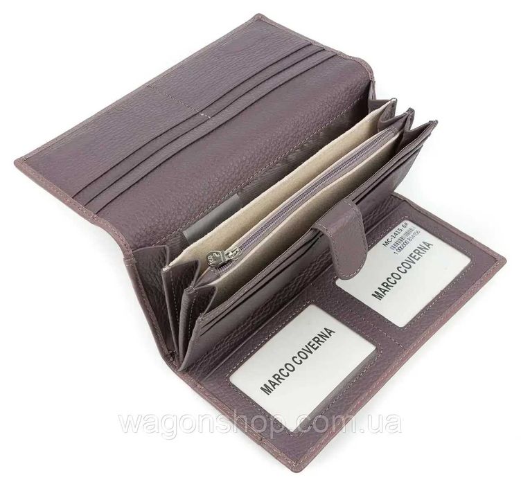 Пудровий  шкіряний гаманець MARCO COVERNA mc1415-6